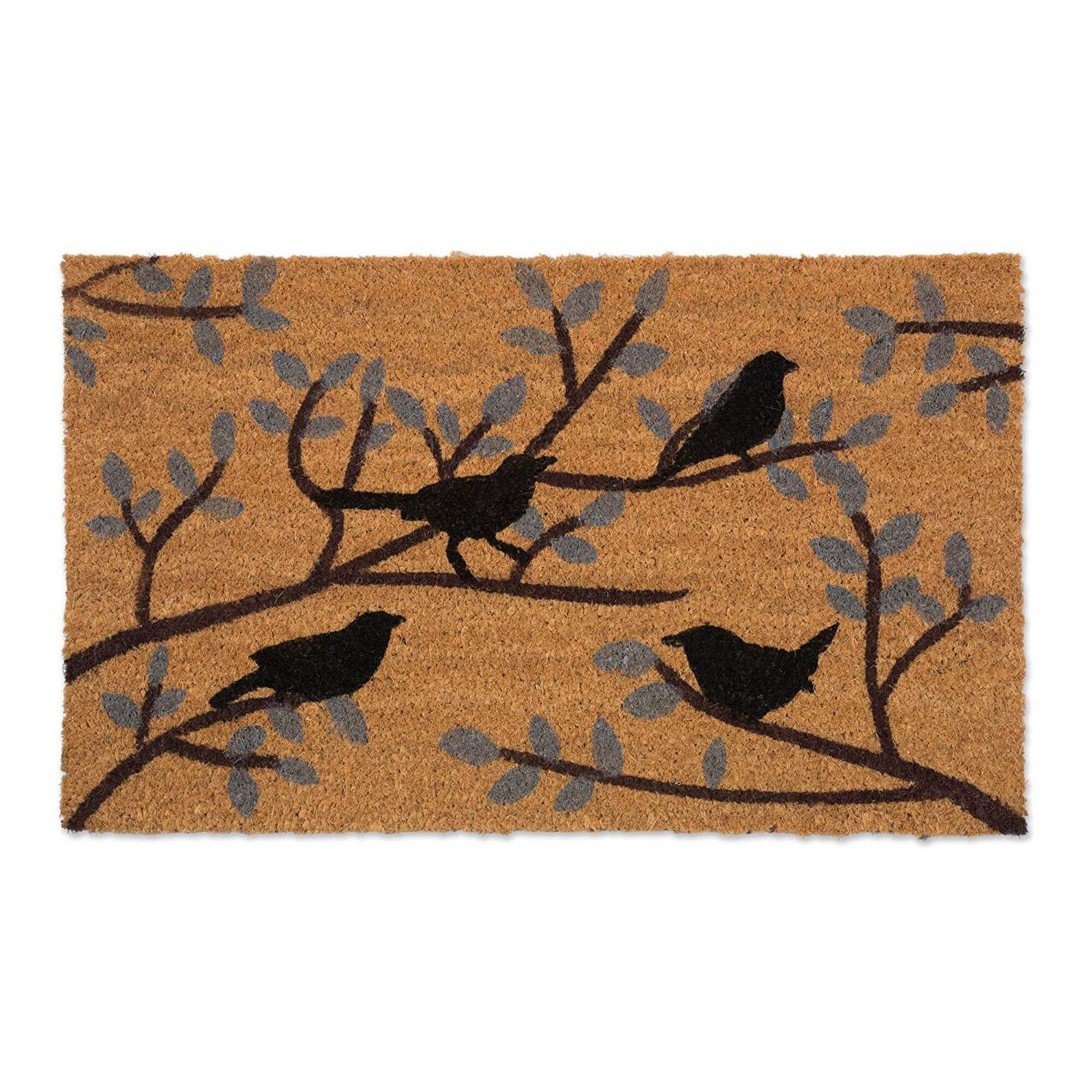 DII® J&M Birds Vinyl Back Coir Doormat